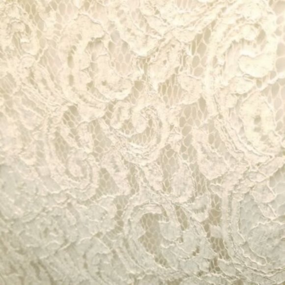 Cache Women's 6 Ivory Lined Paisley Embroidered Skirt Viscose Blend 30" 20.75" - Picture 3 of 8